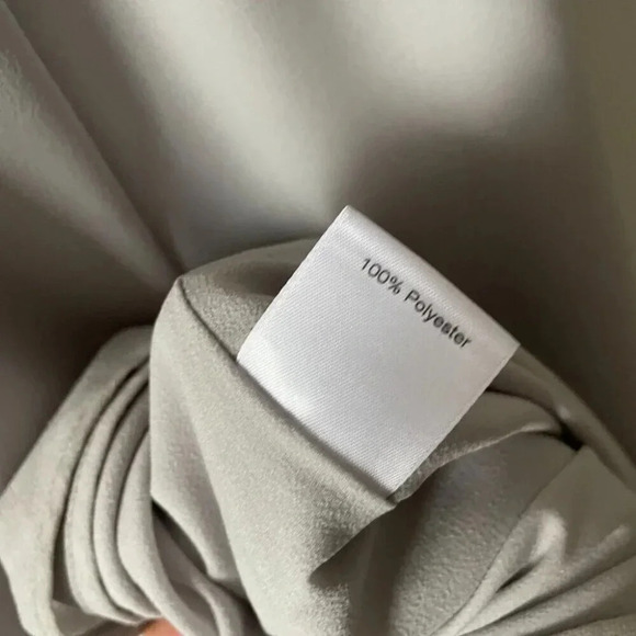 Park & Fifth Rosewood Halter Maxi Dress Dove Grey Size 4 - Picture 15 of 15